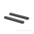 2.54mm 암 헤더 이중 행 SMT PA9T